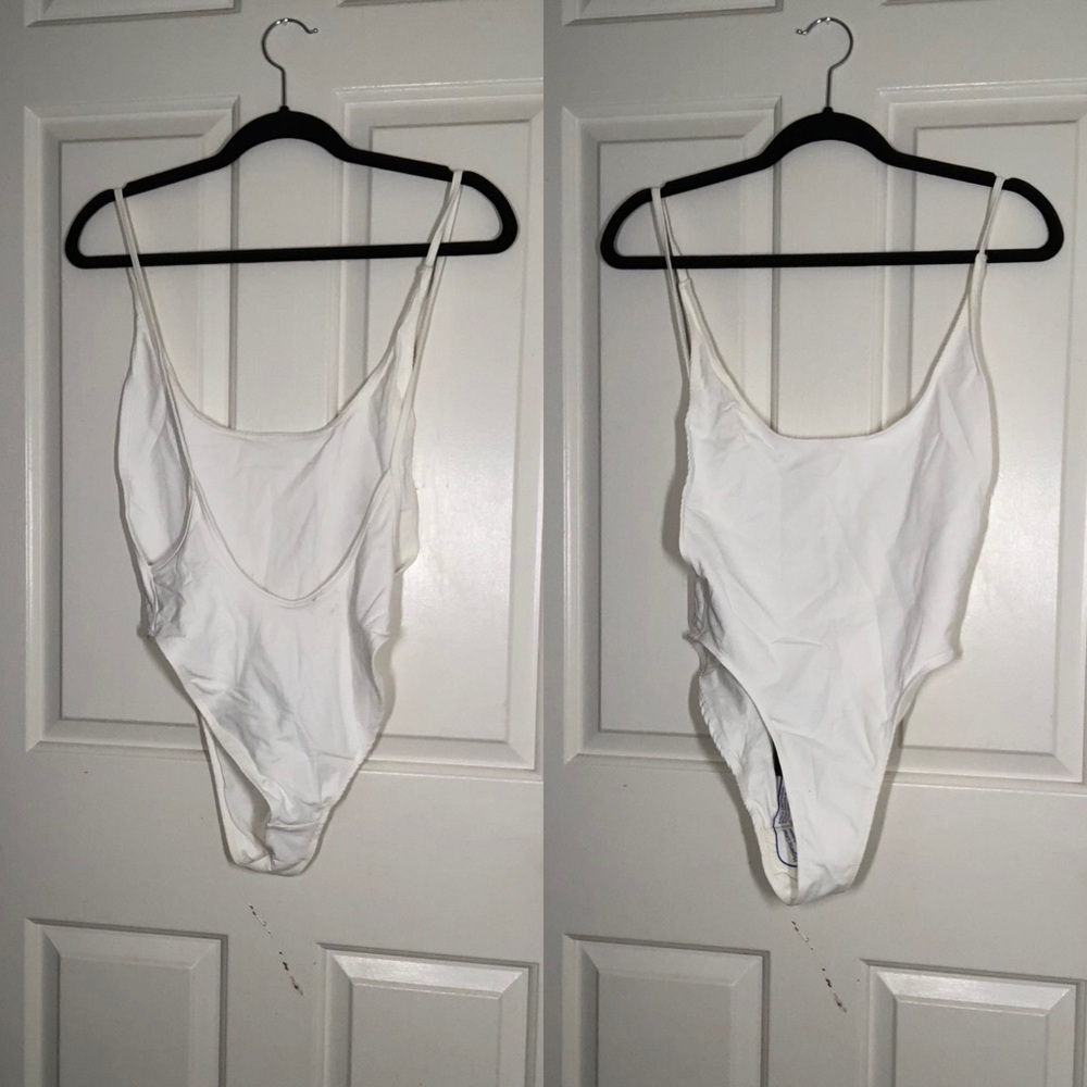 White swimsuit